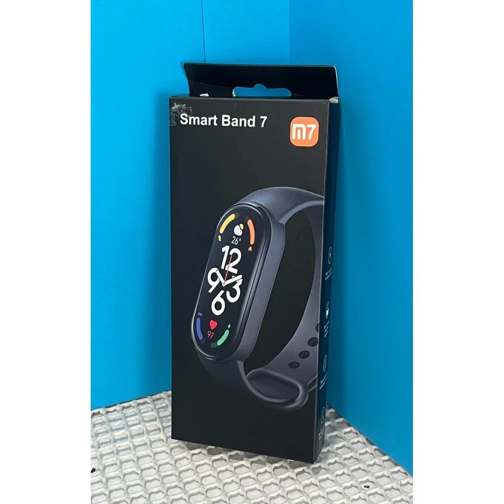 Smart Band 7‎ Fitness Tracker Smartwatch Activity Monitor Black open box-NEW